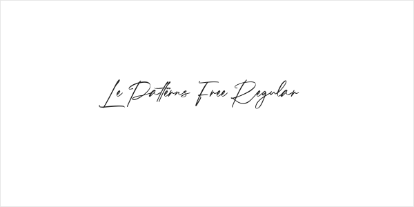 Le Patterns Free Regular Logo