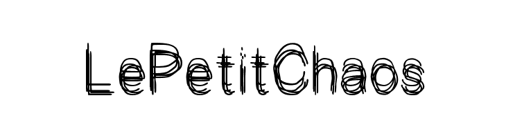 Le Petit Chaos Font