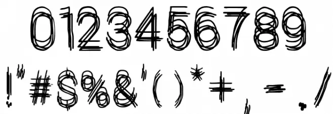 Le Petit Chaos Font OTHER CHARS