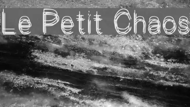Le Petit Chaos Font examples