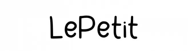 Le Petit  フリーフォントのダウンロード
