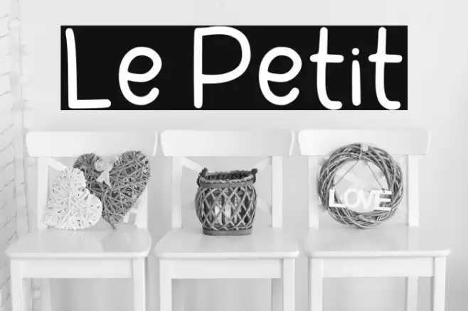 Le Petit Font examples