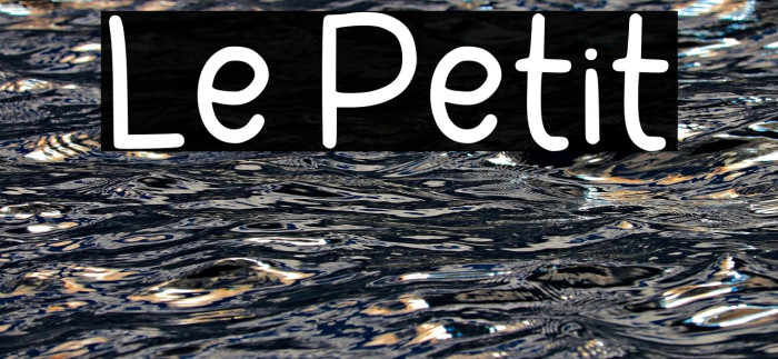 Le Petit Font examples
