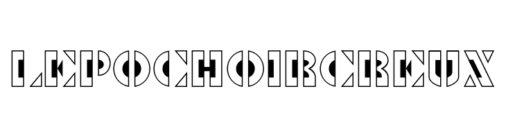 Le Pochoir Creux  لخطوط تنزيل