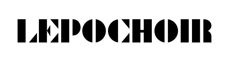 Le Pochoir  baixar fontes gratis