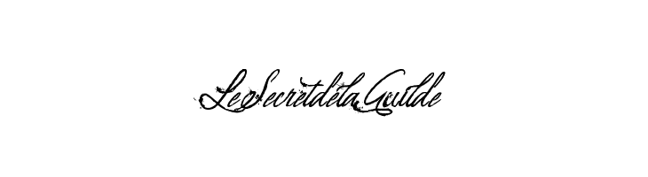 Le Secret de la Guilde  font caratteri gratis