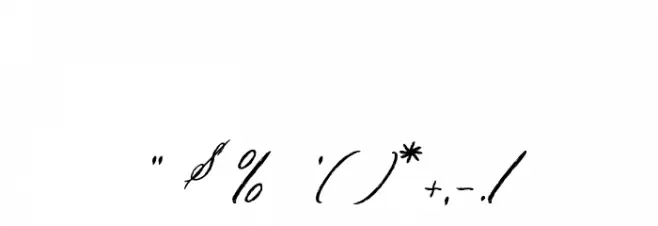 Le Secret de la Guilde Font OTHER CHARS