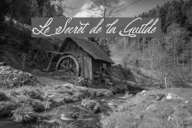 Le Secret de la Guilde Font examples