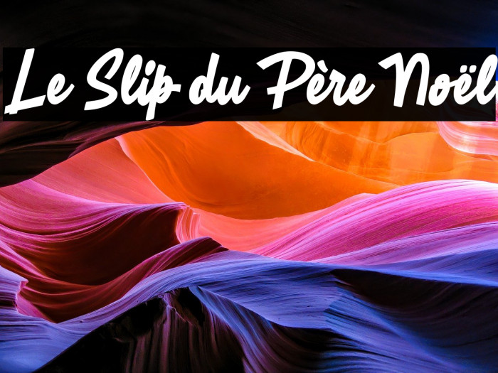 Le Slip du Père Noël Example 1