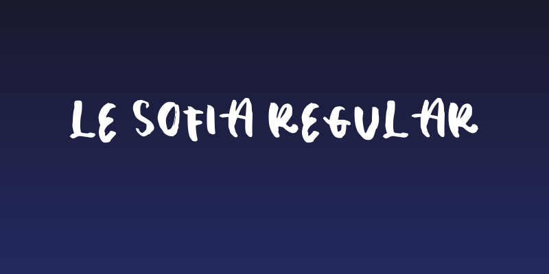 Le Sofia Regular Social Header