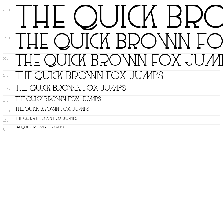 Le Super Serif Waterfall