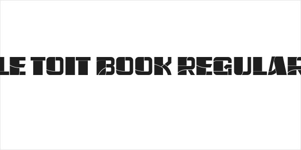 Le Toit Book Regular Logo