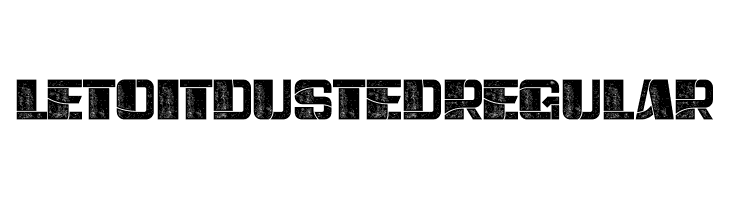 Le Toit Dusted Regular  Free Fonts Download