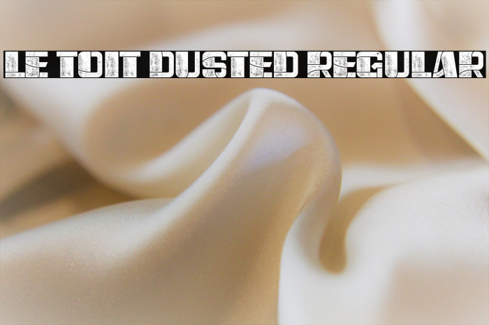 Le Toit Dusted Regular Example 2