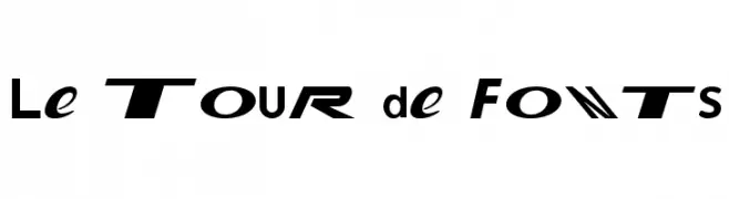 Le Tour de Fonts  Frei Schriftart Herunterladen