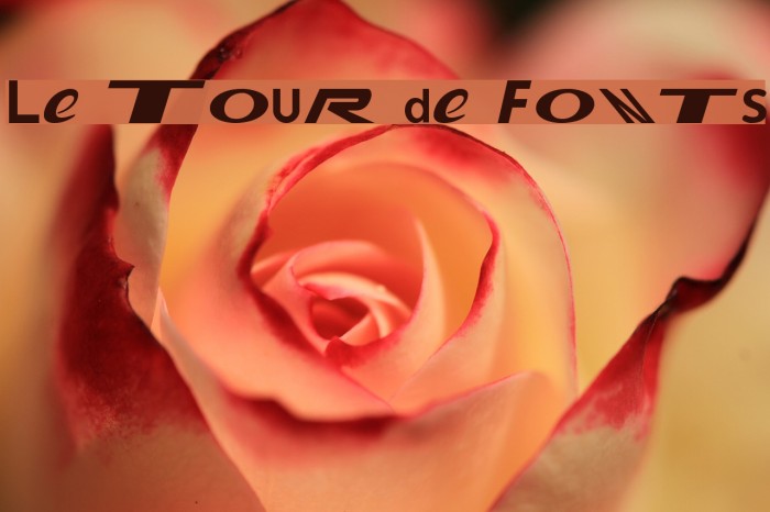 Le Tour de Fonts Font examples