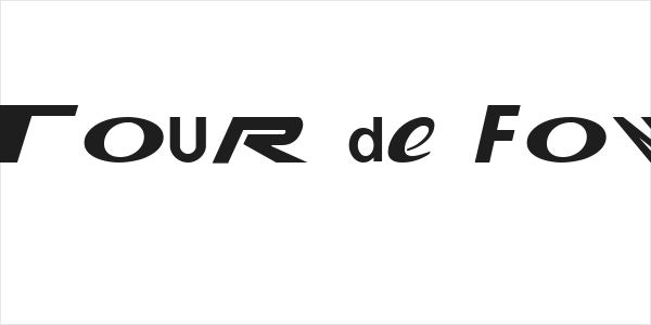 Le Tour de Fonts Logo