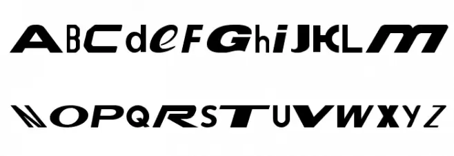 Le Tour de Fonts خط أحرف صغيرة