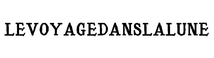 Le Voyage Dans La Lune  Free Fonts Download