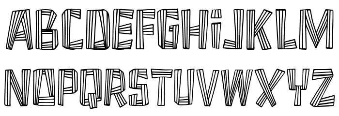 Le Zombie en Retard Schriftart Kleinbuchstaben