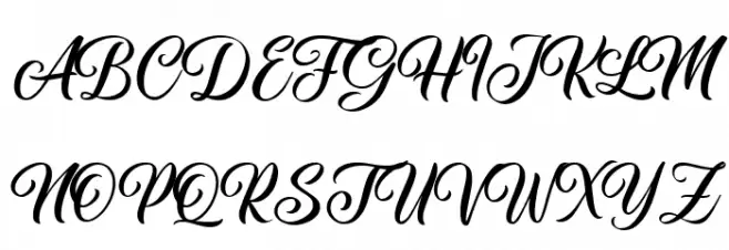 Le chant des Albatros Schriftart Groß