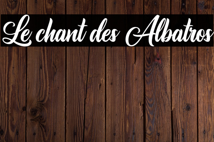 Le chant des Albatros Example 3