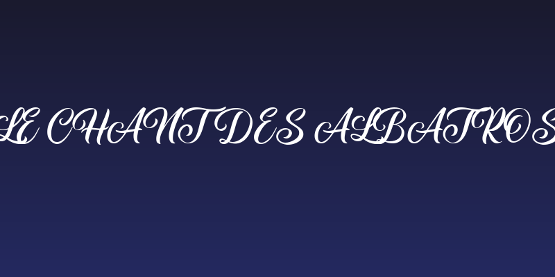 Le chant des Albatros Social Header