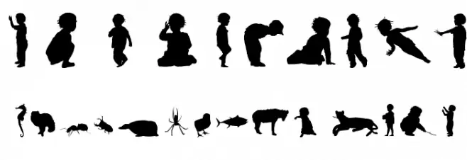 Le monde de Victor Шрифта ДРУГИЕ символов