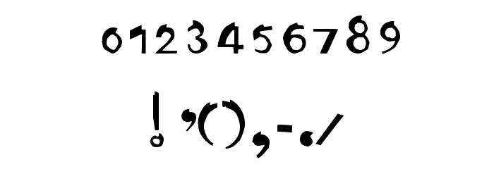 LeAntoine Font OTHER CHARS