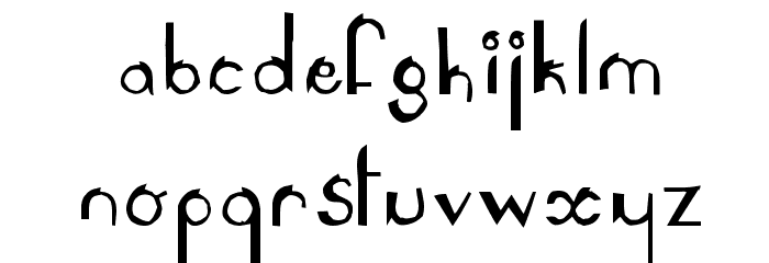 LeAntoine Font LOWERCASE
