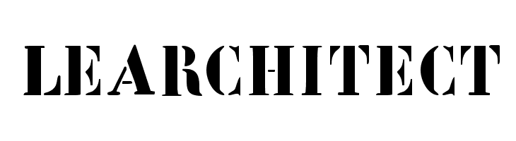 LeArchitect  免费字体下载
