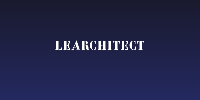 LeArchitect Social Header