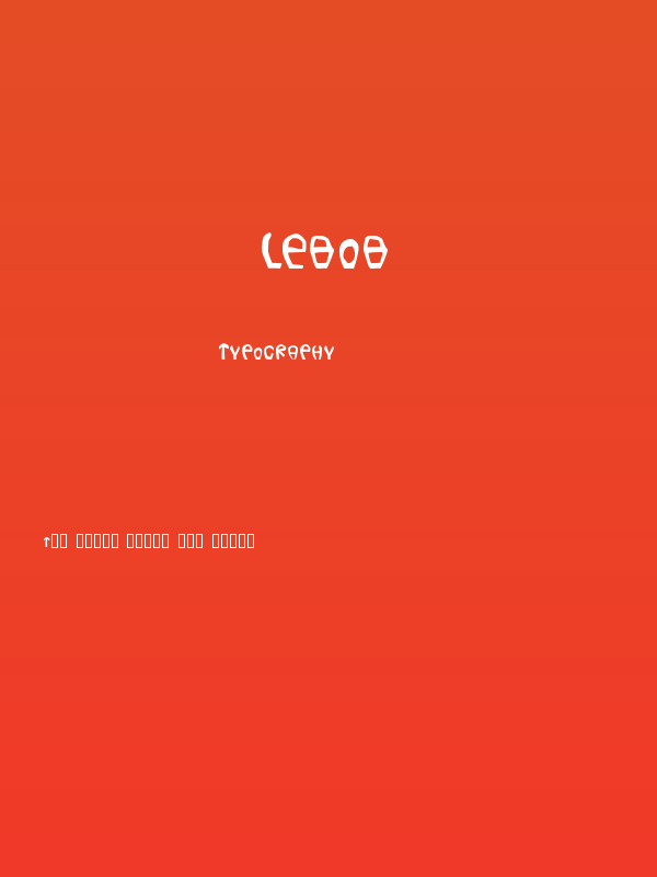 LeBob Poster
