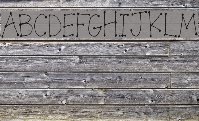 LeDot Font examples