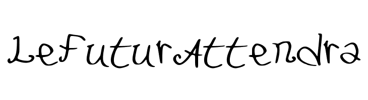 LeFuturAttendra  免费字体下载