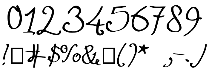 LeFuturAttendra Font OTHER CHARS