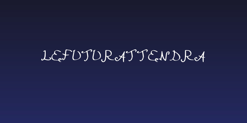 LeFuturAttendra Social Header