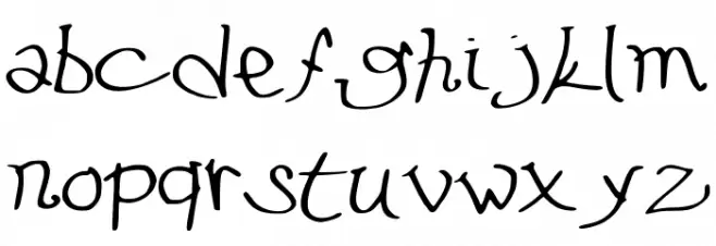 LeFuturAttendra Schriftart Kleinbuchstaben