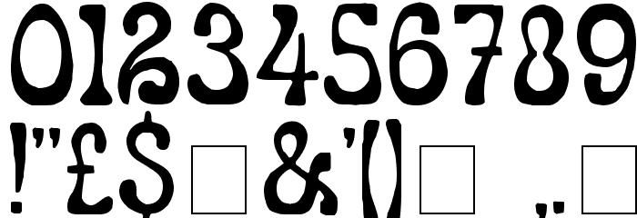 LeGolf Font OTHER CHARS