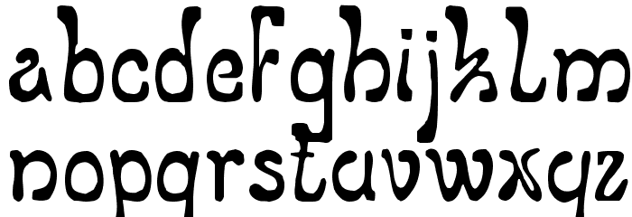 LeGolf Font LOWERCASE