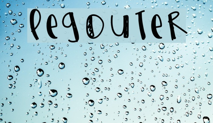 LeGouter Font examples