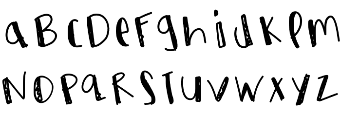 LeGouter Font LOWERCASE