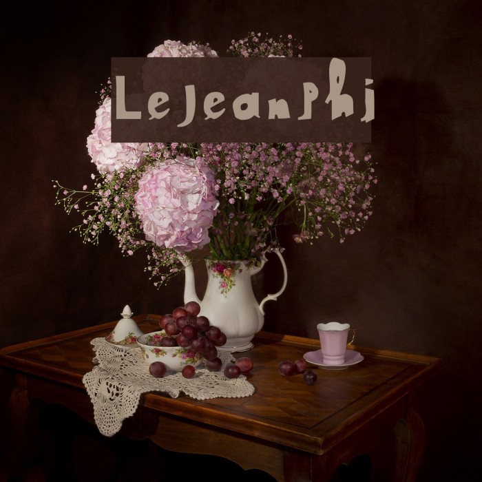 LeJeanPhi Font examples