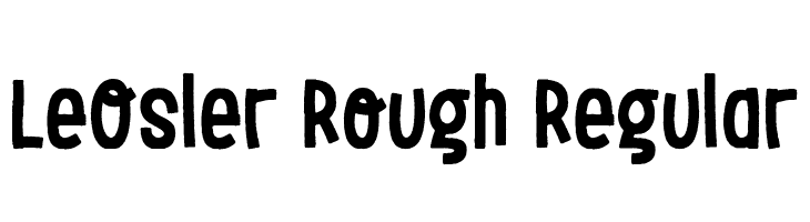 LeOsler Rough Regular  baixar fontes gratis