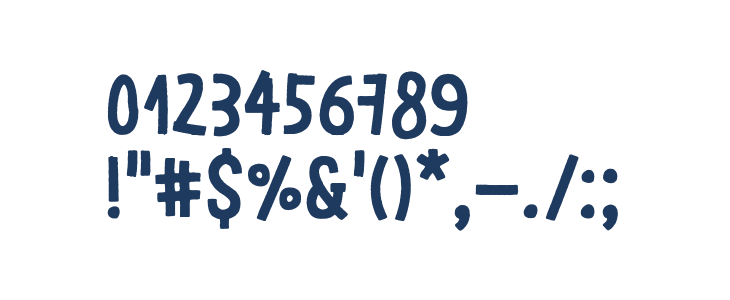 LeOsler Rough Regular Other Characters