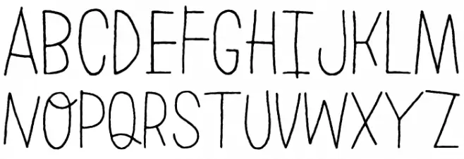 LeOsler-RoughLight Font Litere mari