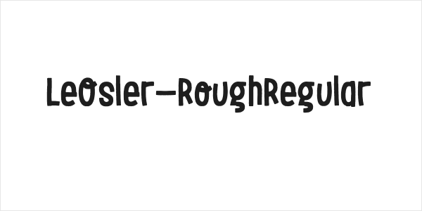 LeOsler-RoughRegular Logo