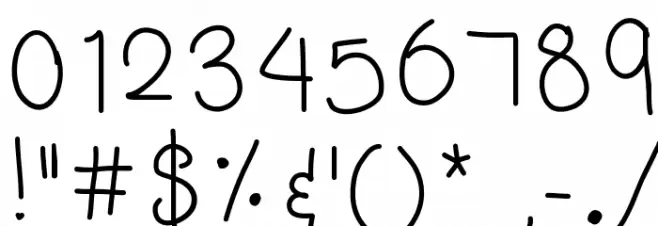 LeRenardRouxx Font OTHER CHARS