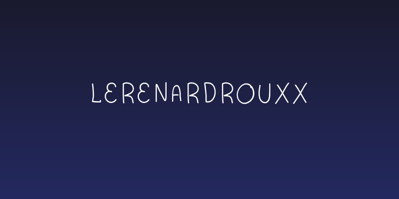 LeRenardRouxx Social Header