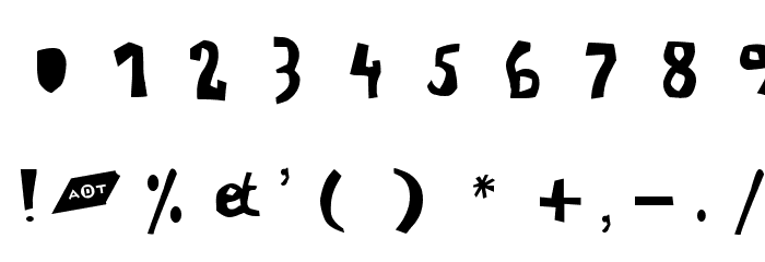 LeVincent Font OTHER CHARS